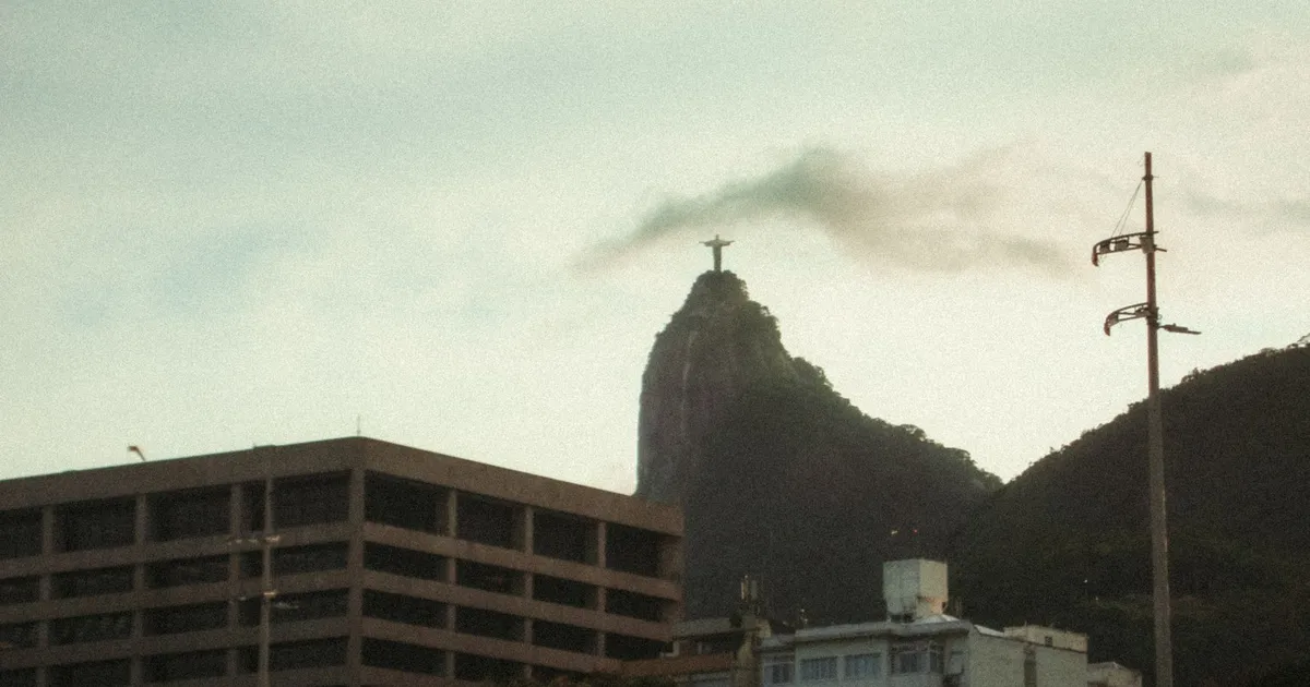 Christ the Redeemer above the Rio de Janeiro skyline